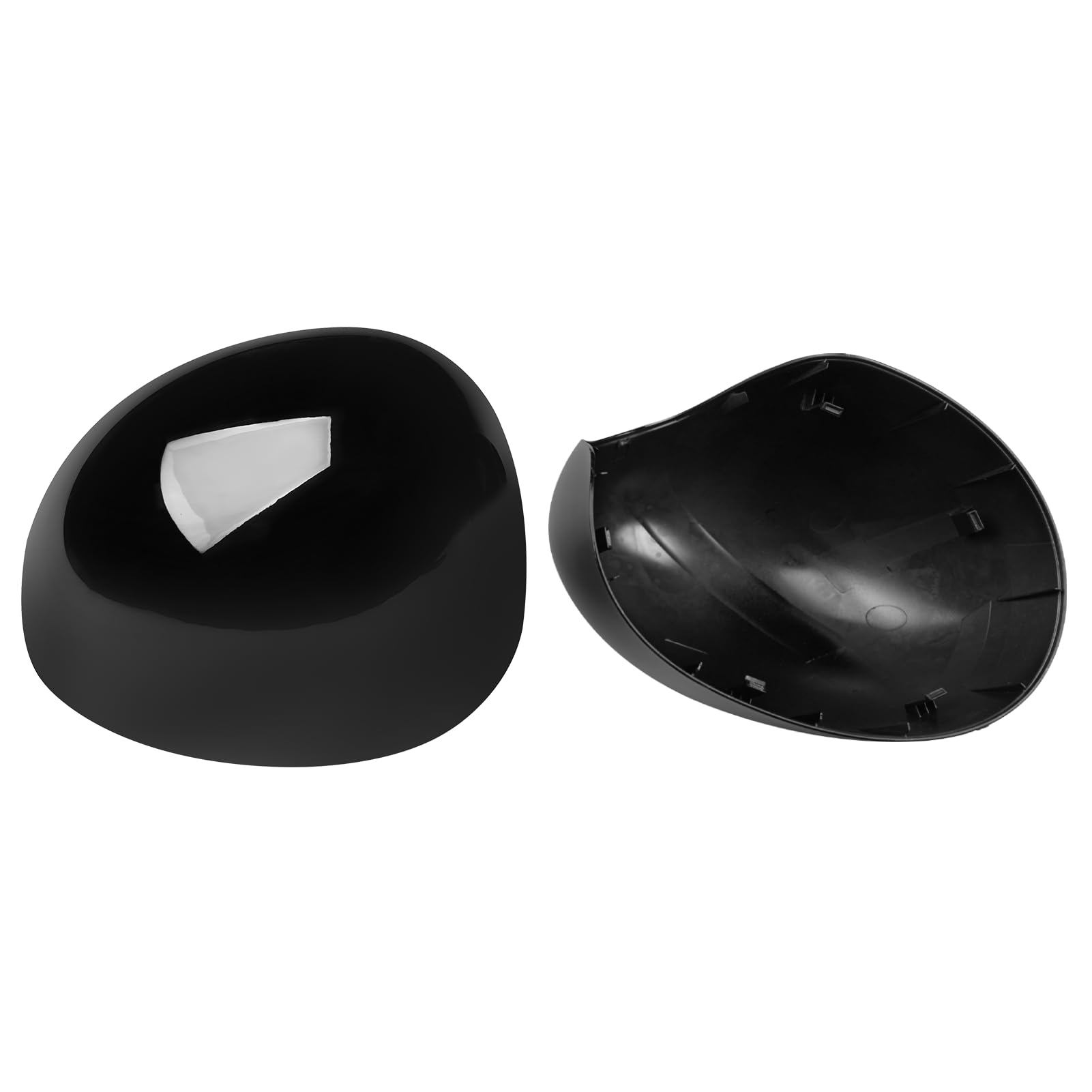 Photo 1 of Adzfel 2PCS Compatible with MINI Cooper Mirror Cover F54 F55 F56 F57 F60 2016-2019, LHD Only Pair MINI Cooper Mirror Caps W/O Light Hole Replacement 51167401230/51167401229 - Glossy Black