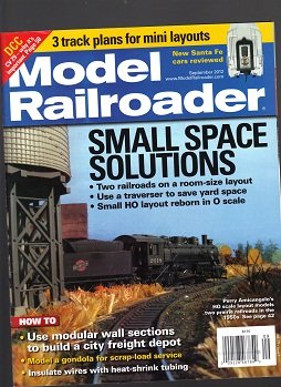 Unknown Binding Model Railroader September 2012 Small Space Solutions; 3 Track Plans for Mini Layouts (78) Book
