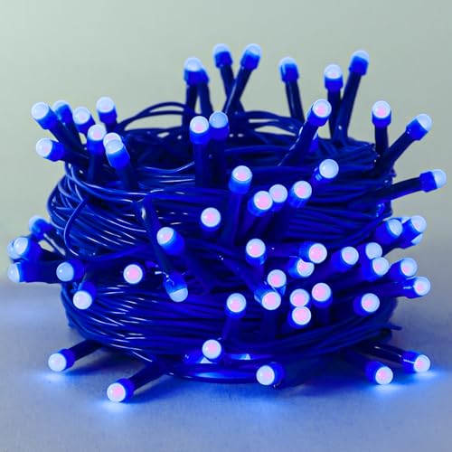 Image of Lexton String Light 10 Meter | 360 Degree Light in Led Bulbs | 40 Led Lights Bulbs | Blue | Plug Sourced | String Light for Home Decoration, Party, Occasionally Decor | Pack of 1 |