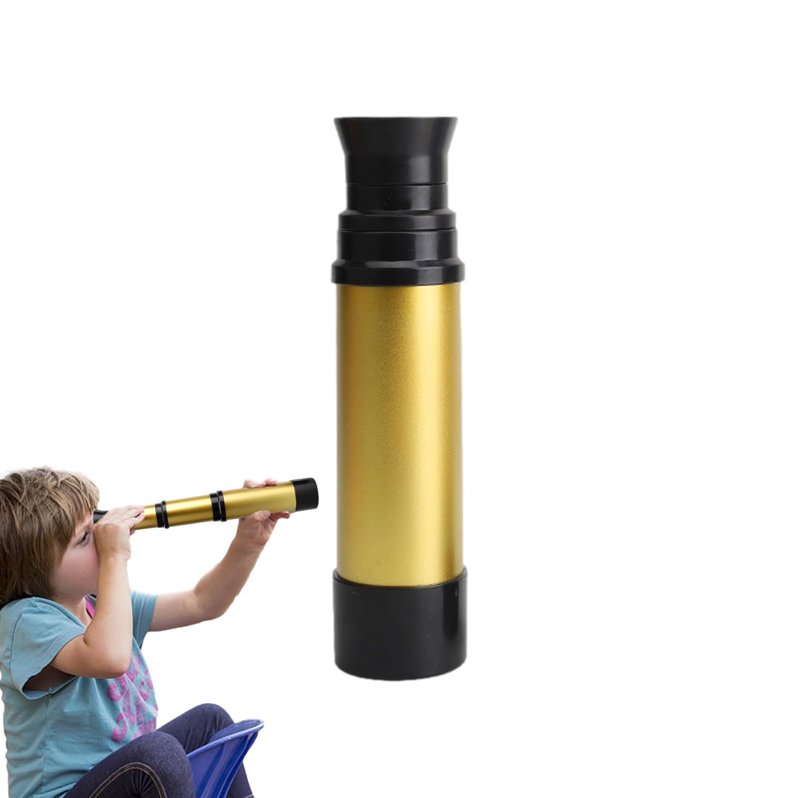 Mini-Teleskop für – wasserdichtes Taschenmonokular, faltbares Fernrohr, tragbares Teleskop zum Thema Piraten, langlebiges ABS-Material | Outdoor-Abenteuerteleskop für Geschenke