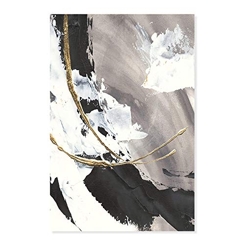 Peinture Vintage Abstraite Grand Format pour Habiller un Mur de Salon