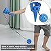 oceanside Throwing and Catching Ball Game, Set Children Coordination Training Equipment Sports, Hand Eye Coordination Ball Catching Cup, 5 Colors(Blue)