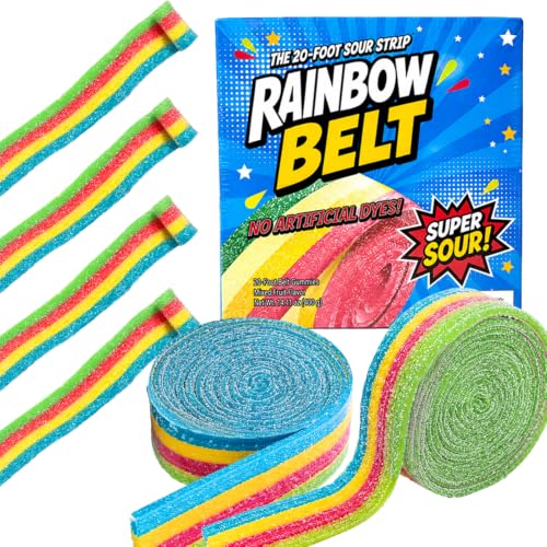 Sour Candy Licorice Individually Wrapped, Mixed Fruit Flavors, Soft Snack