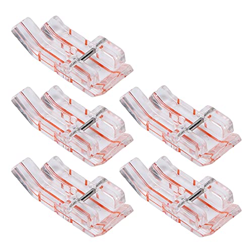 Set de 5 Pies Transparentes para Máquina de Coser