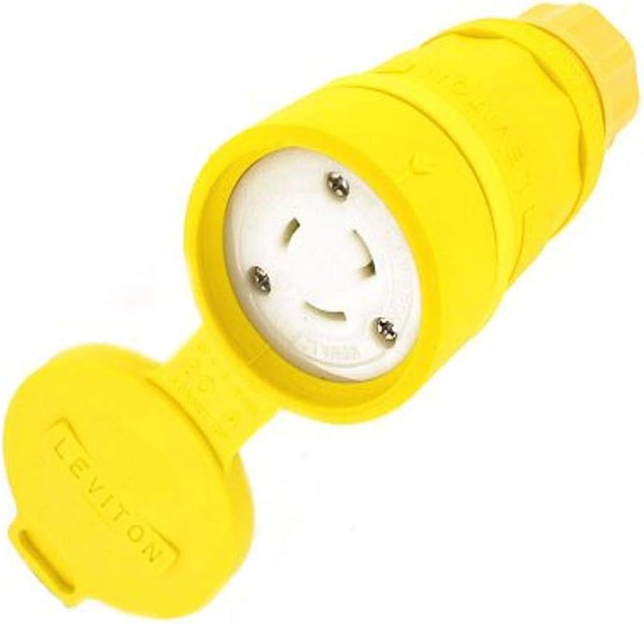Leviton 27W48 20 Amp, 250 Volt, Industrial Grade, Locking Connector