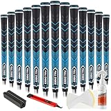 Full Choice 13 Pack Golf Grips Kits - High Feedback and Traction Golf Club Grips, All Weather Performance Golf Club Grips