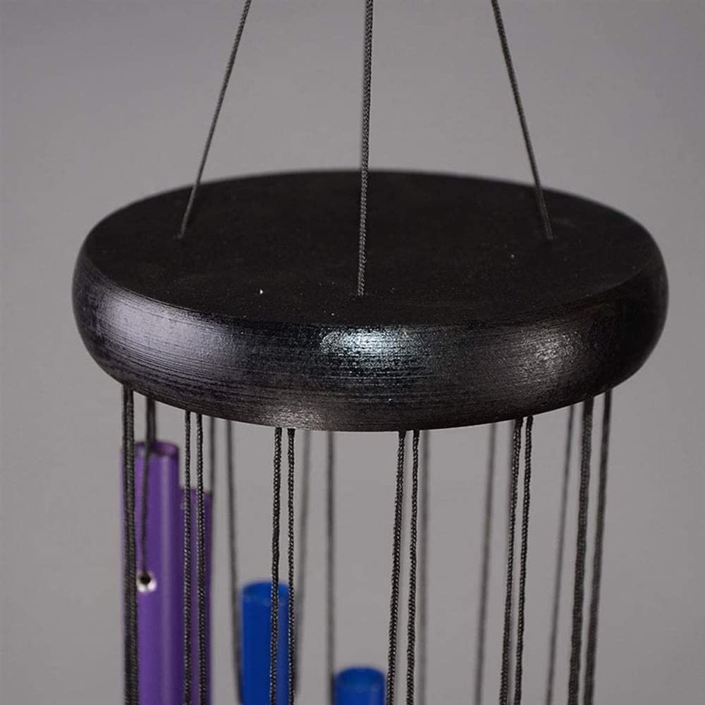 Carillon à Vent de Jardin Carillons Éoliens pour L'extérieur avec 14 Tubes Colorés en Alliage D'aluminium pour L'arrière-Cour du Porche De Patio Bells Carillon éolien Cloches
