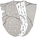 Preemie Swaddle Blanket Wrap, Up to 7 Pounds, Premature Adjustable 3 Pack Sleeping Sack, Breathable Cotton, Tog Count 0.5, Galaxy