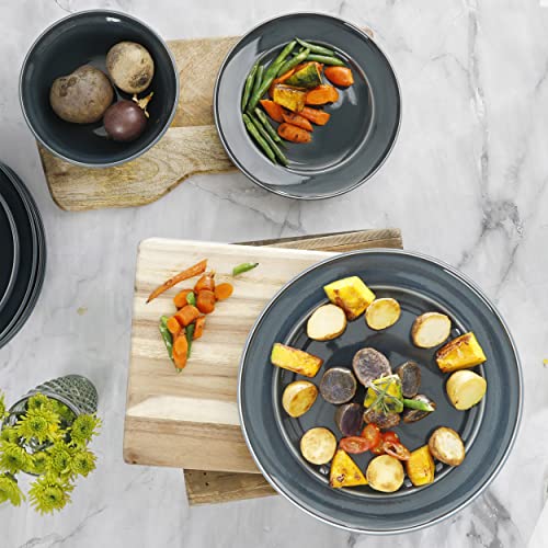 Marthastewartportillo12piecereactivestonewaredinnerwaresetblue  Urban Country Home Decor Martha stewart portillo 12 piece reactive stoneware dinnerware set blue  urban country home decor