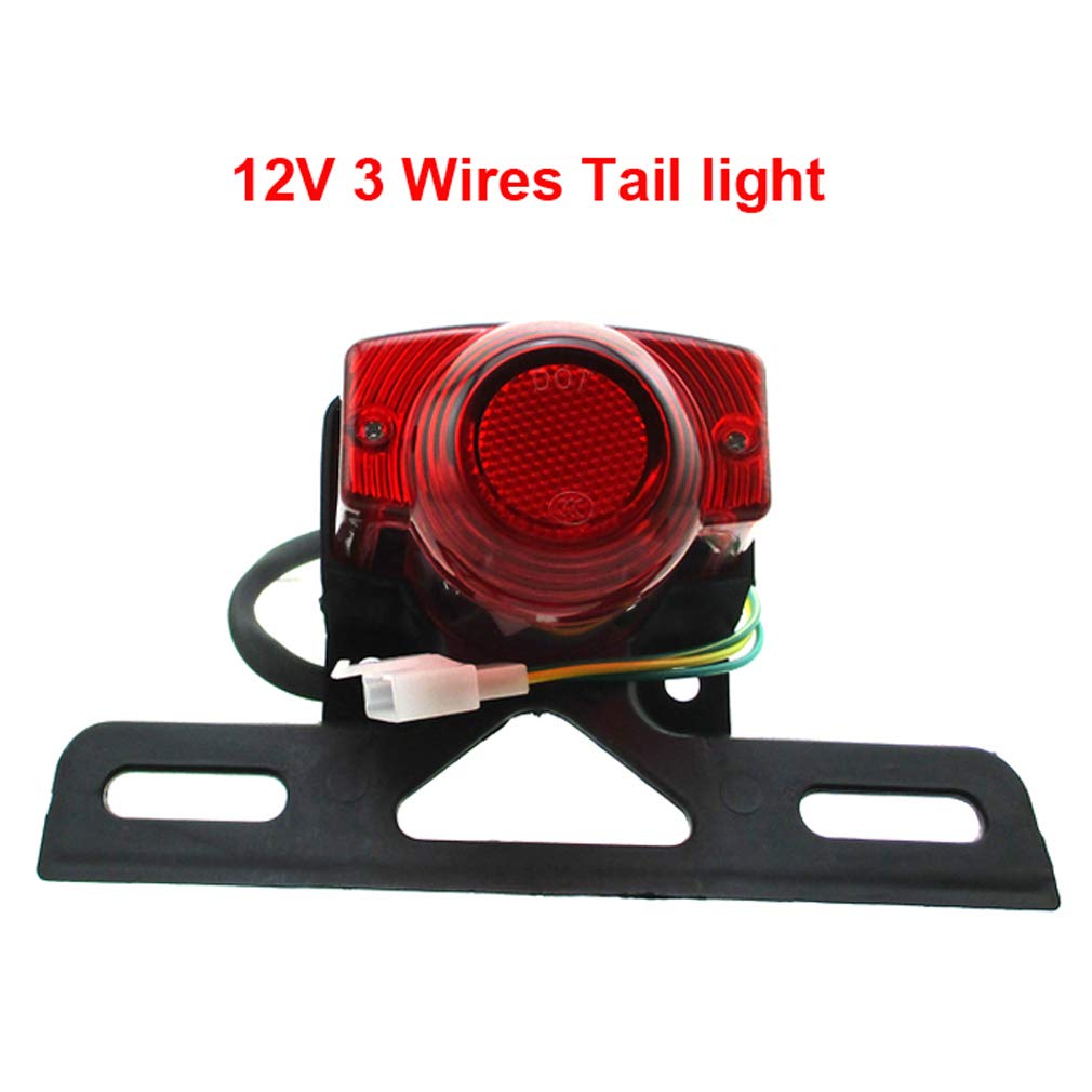 TC-Motor 12 Volt Tail light Taillight Rear Lamp For Honda Z50 Z 50 Z50JZ Monkey Bike Replace OEM Rare 33701-181-921
