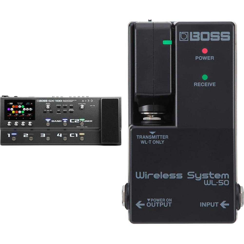 Boss GX100 Guitar Multieffects Pedal & WL50 Guitar Wireless System