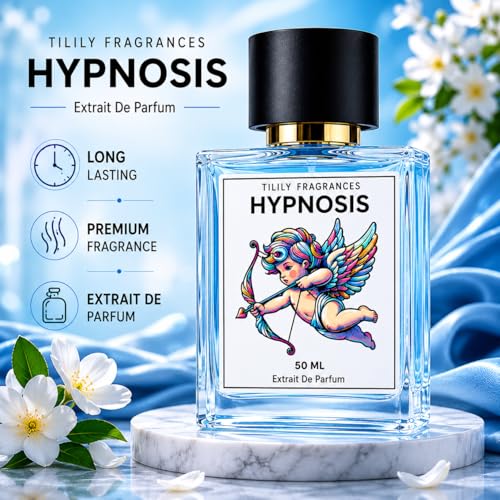 Image of 50ML Luxury Hypnosis Cologne Perfume for Men & Women with Original Cupid Charm Formula | 𝐎𝐫𝐢𝐠𝐢𝐧𝐚𝐥 New Formulation | Magetic Charm | Luxury Cologne for Men-Infused Original Formula, Charm unisex Long Lasting Magnet Fragrances Perfume (Pack of 1)