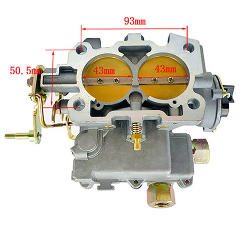 SPORTARC Carburador marino, pieza de motor de barco, 3310-864940A01, construcción de metal, resistente al desgaste, para Mercruiser 3.0L 2.5L