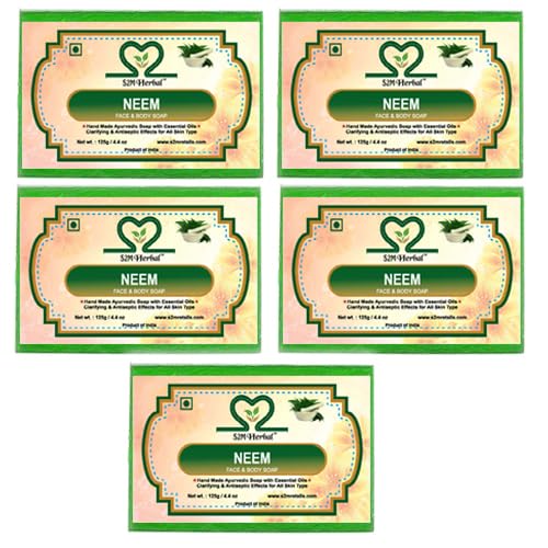 Image of Neem Soap (Pack of 5) (5 x 125 g)