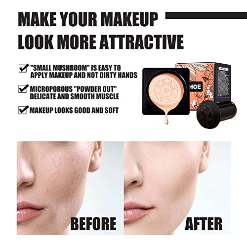 Amazing Cosmetics Amazing Concealer Tan Makeup Even Head Liquid Air Concealer Nude Base Skin Tone Foundation Pigment Moisturizing Lasting Makeup Cushion Beauty Products For Women Skin (B, One Size) #TOP2