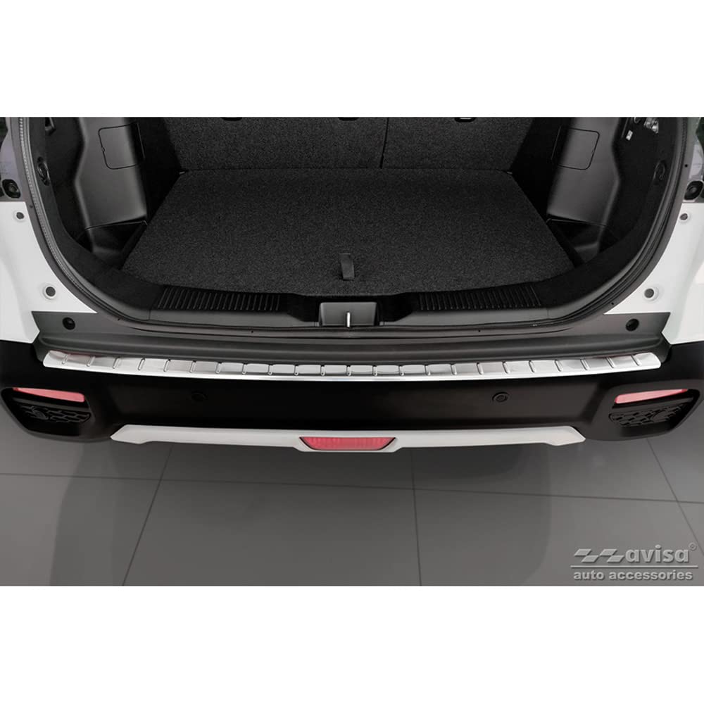 Avisa Protezione paraurti Posteriore in Acciaio Inox Compatibile con Suzuki S-Cross II 2022- 'Ribs'