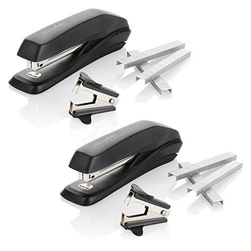 Antimicrobial Stapler Value Pack that Resists Bacteria by Swingline, 15 Sheet Capacity, includes Staples & Stapler Remover, 2 Pack (S70754551AZ)