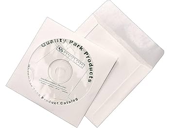 Amazon.com: Quality Park Tech-No-Tear CD/DVD Sleeves, White
