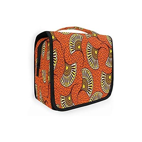 RXYY Hanging Travel Abstract African Toiletry Bag Folding Bathroom Gym Organizer Portable Cosmetic Wash Bag for Women Girls Cover