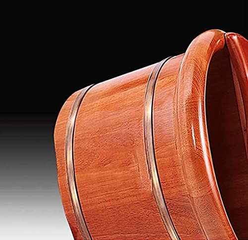 Bañeras para pies de madera maciza, cubo para remojo de pies en casa, regalo para el hogar, duradero y saludable, fabricado en madera sólida miniatura 4