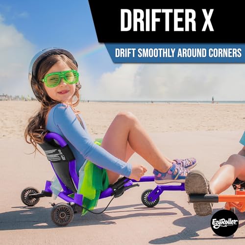 Image of Ezyroller Drifter X Fun Vehicle Children's Tricycle Children's Trike Radio Vehicle (Purple)