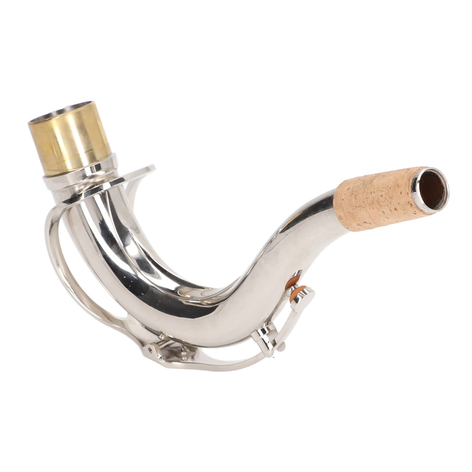 Acouto Gryf Saksofonu Metalowy Gryf Saksofonu Łokieć Szyi Akcesoria do Instrumentów Dętych Materiał Metalowy o średnicy 28 Mm Wysoka Tenorowy Łokieć 28 Mm Saksofon