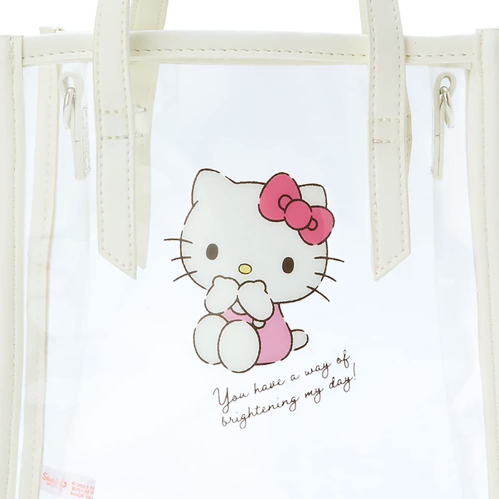 Amazon | サンリオ(SANRIO) ハローキティ ショルダー付きクリア手提げ 