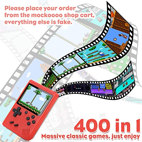 Fivejoy-Negro-o-Rojo-Consola-de-Juegos-Portatil-Consola-Retro-Juegos-Clasicos-Juegos-Electronicos-Portatiles-Soporte-TV-Juegos-Portatiles-y-Dos-Jugadores