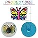 HLUWA 2Pcs Letter Butterfly Charms for Bogg Bag,Charm for Bogg Bag Accessories,Alphabet Insert Charms Compatible with Bogg Bag and Simply Southern Bag Decorative, Fit Most Rubber Beach Bag (R)