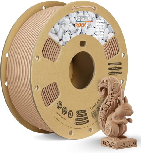 Filament OVERTURE PLA Brązowy Teksturowany (BROWN TEXTURED)