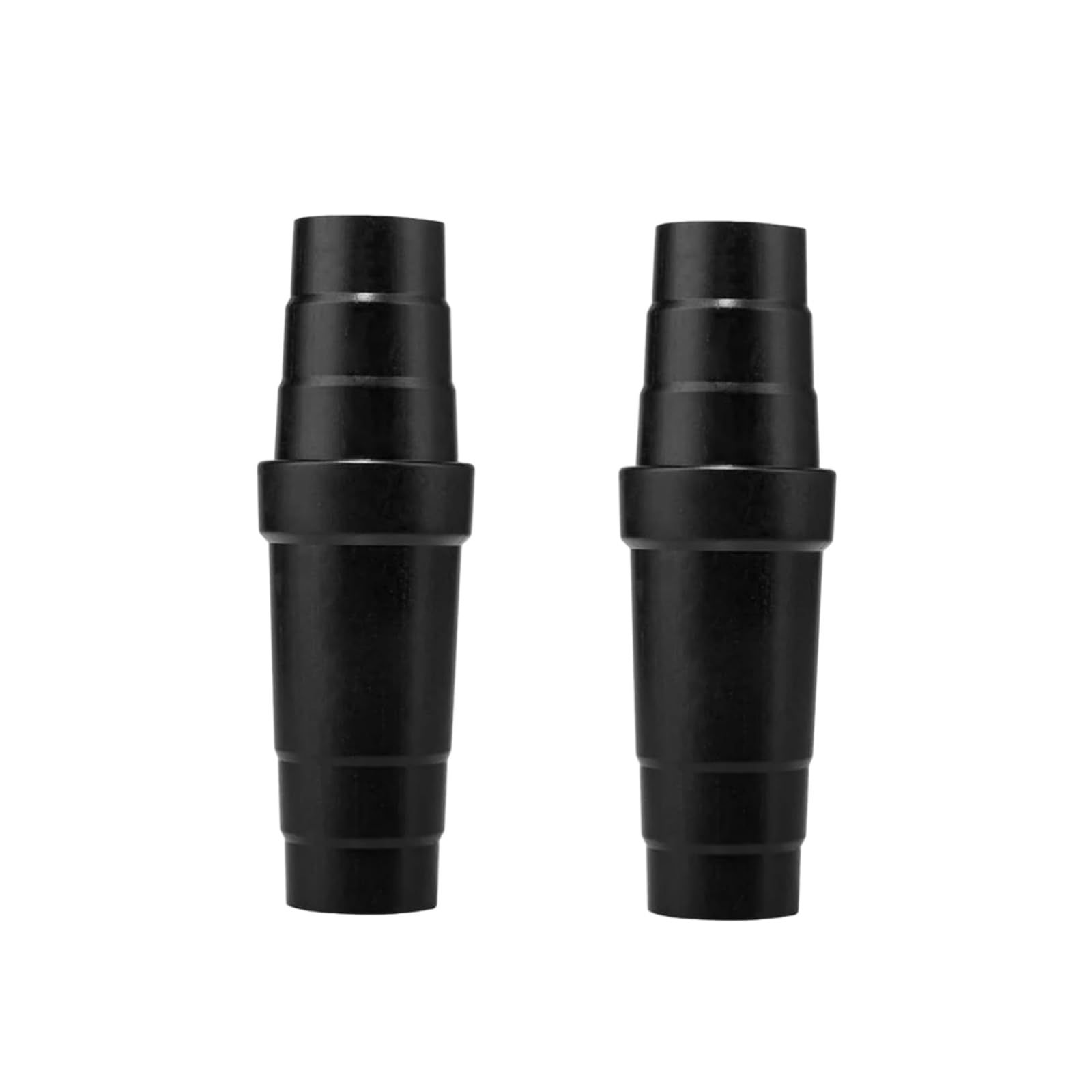 Nlinlin Black 2Pcs Vacuum Cleaner Hose Adapter Easy To Use Vacuum Cleaner Conversion Reducers Abs Material Hose Coupler Universal Reducer，Vacuum Parts And Accessories