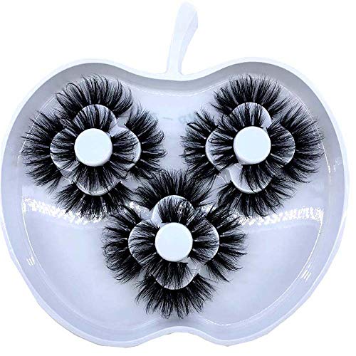 Hbzgtlad 9 Pairs Natural Long False Eyelashes 25Mm 5D Mink Eyelashes Thick Full Strip Lashes Luxury Makeup Dramatic Lashes 3D Mink Lashes (Kd-333) #TOP4