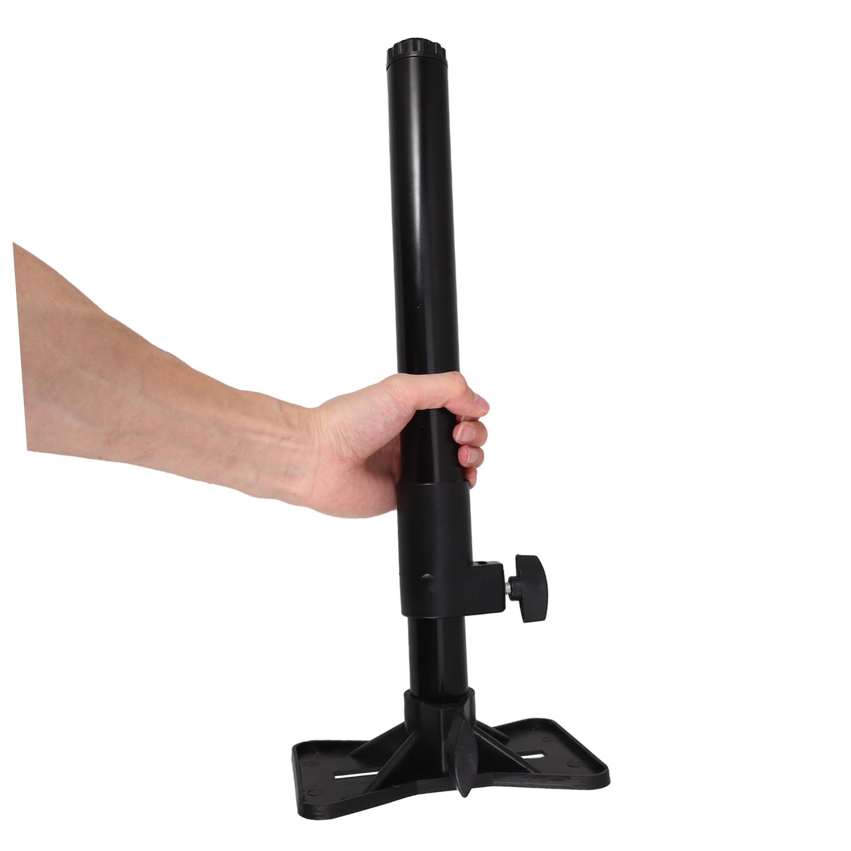 Soporte Ajustable Negro para Lavabo bajo Encimera y Fregadero