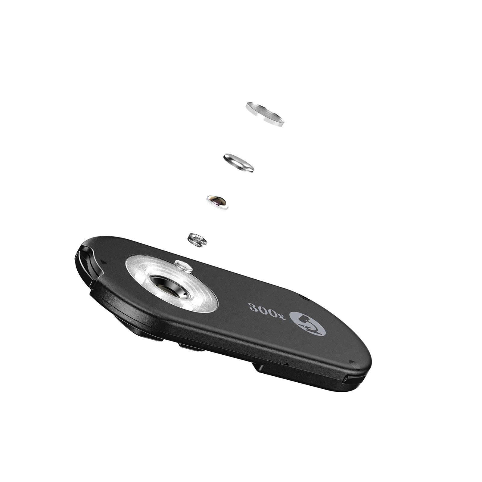 Domary 300X Phone Digital Microscope Compact and Rechargeable for Jewelry