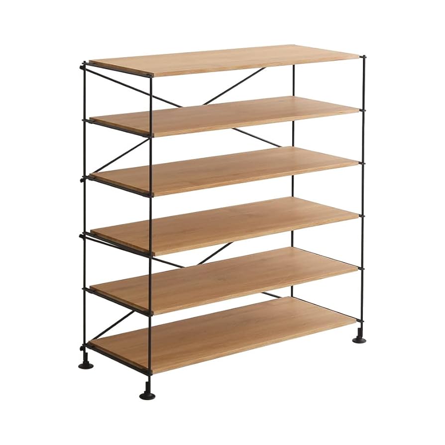 ※ シンプルで使いやすいマルチラック Wiser シャビーオーク [7017] Amazon｜ホームテイスト シンプルで使いやすいマルチラック