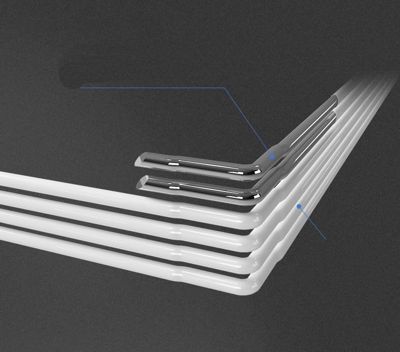 Image of Kuber Industries Shoes Cabinet | 10-Tier Foldable Shoe Rack Organizer for Closet | Plastic Shoe Shelf Collapsible Shoes Storage Box | Easy Assembly Shoe Cabinet with Lids | JL1C10TWH | White