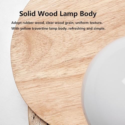 Lámpara de pared de madera de estilo japonés para iluminación de pasillos 7