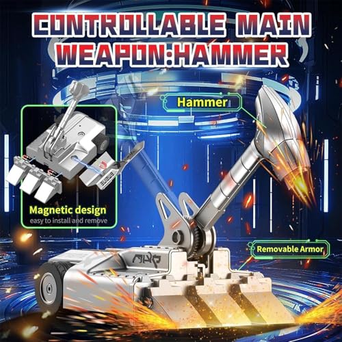 Robot RC de combat STEM jouet éducatif voiture télécommandée - 5