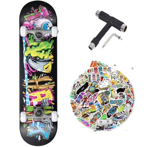 NELLA CONFEZIONE REGALO SENZA SCRITTE TROVERETE: 1 pz -SKATEBOARD COMPLETO professionale tony hawk serie principiante misura 8.0