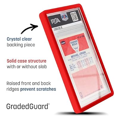 Graded Card Guard Case for Standard BGS Slab Case | Multiple Colors | Soft Touch Matte Finish | Stackable | Made to Fit BGS | Two Piece TPU and PC Design. (Purple)