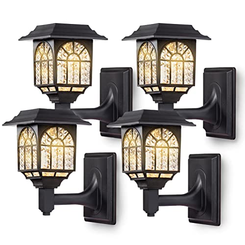 LeiDrail Luz Solar Exterior Focos LED Solares Impermeable Aplique...