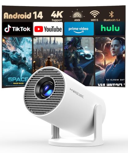 Magcubic Videoprojecteur Portable 4K Supportée, Mini Projecteur...