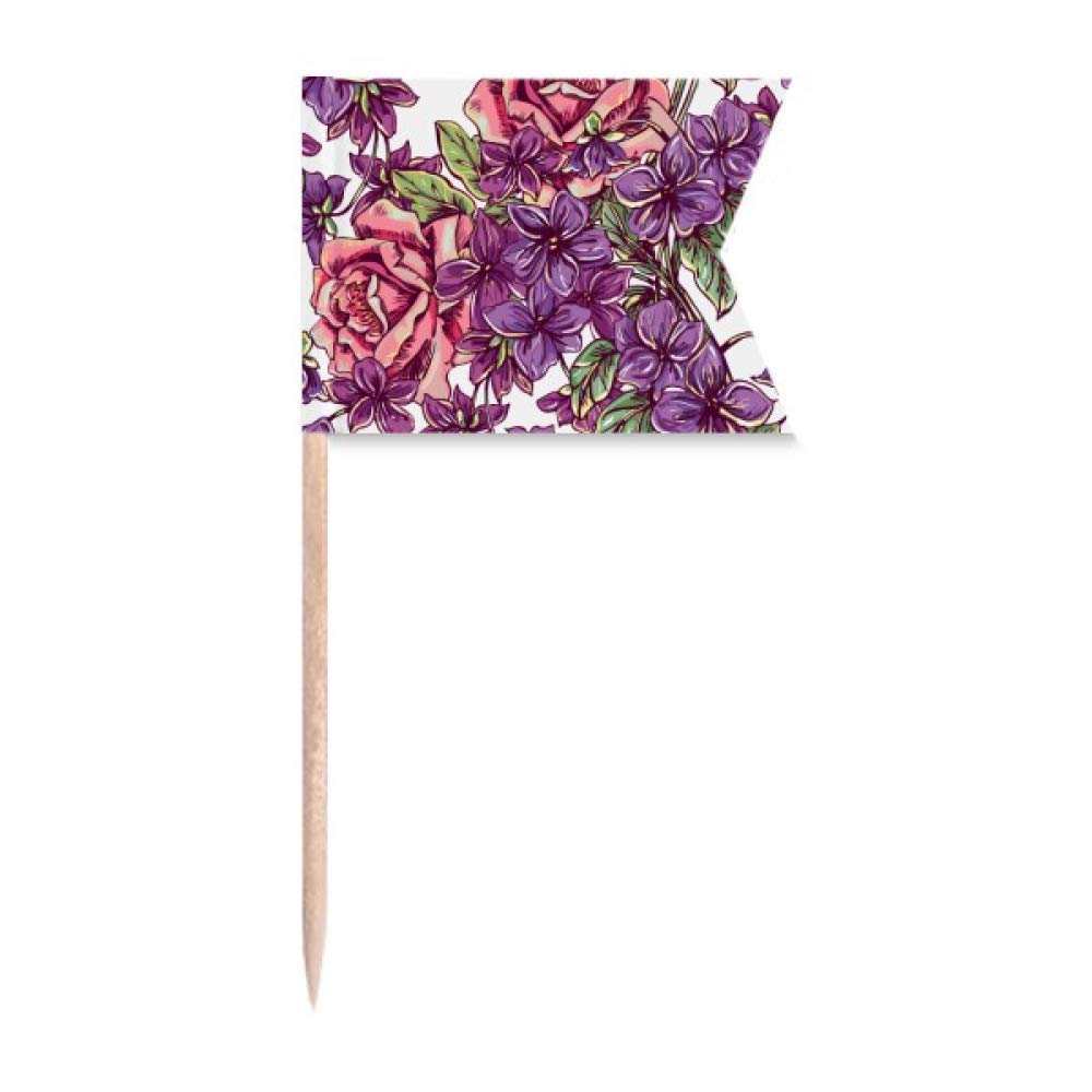 Feuille de fleur bleue et blanche art déco pour marquage fromage et gâteau