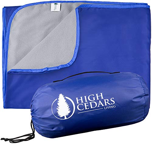 High Cedars Living XL Waterproof Blanket with Warm Fleece, Best Outdoor Blanket