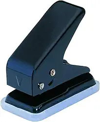 Perfurador 101 1 furo até 8 folhas, CIS, 291.4900, Preto