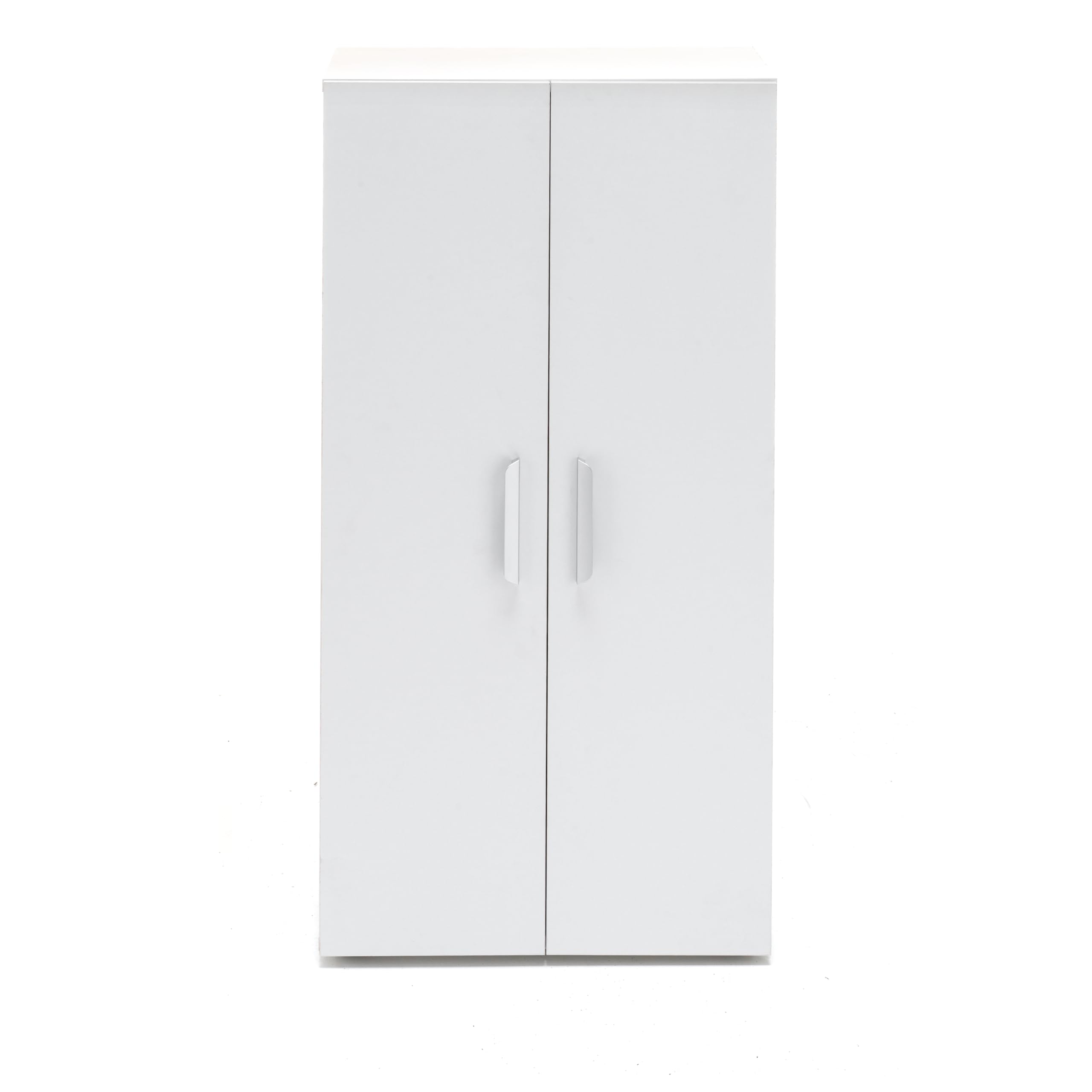 Totò Piccinni Scarpiera LONDON a Mobiletto in Legno 2 Ante e Ripiani (Bianco, 6 Ripiani Art. 133)