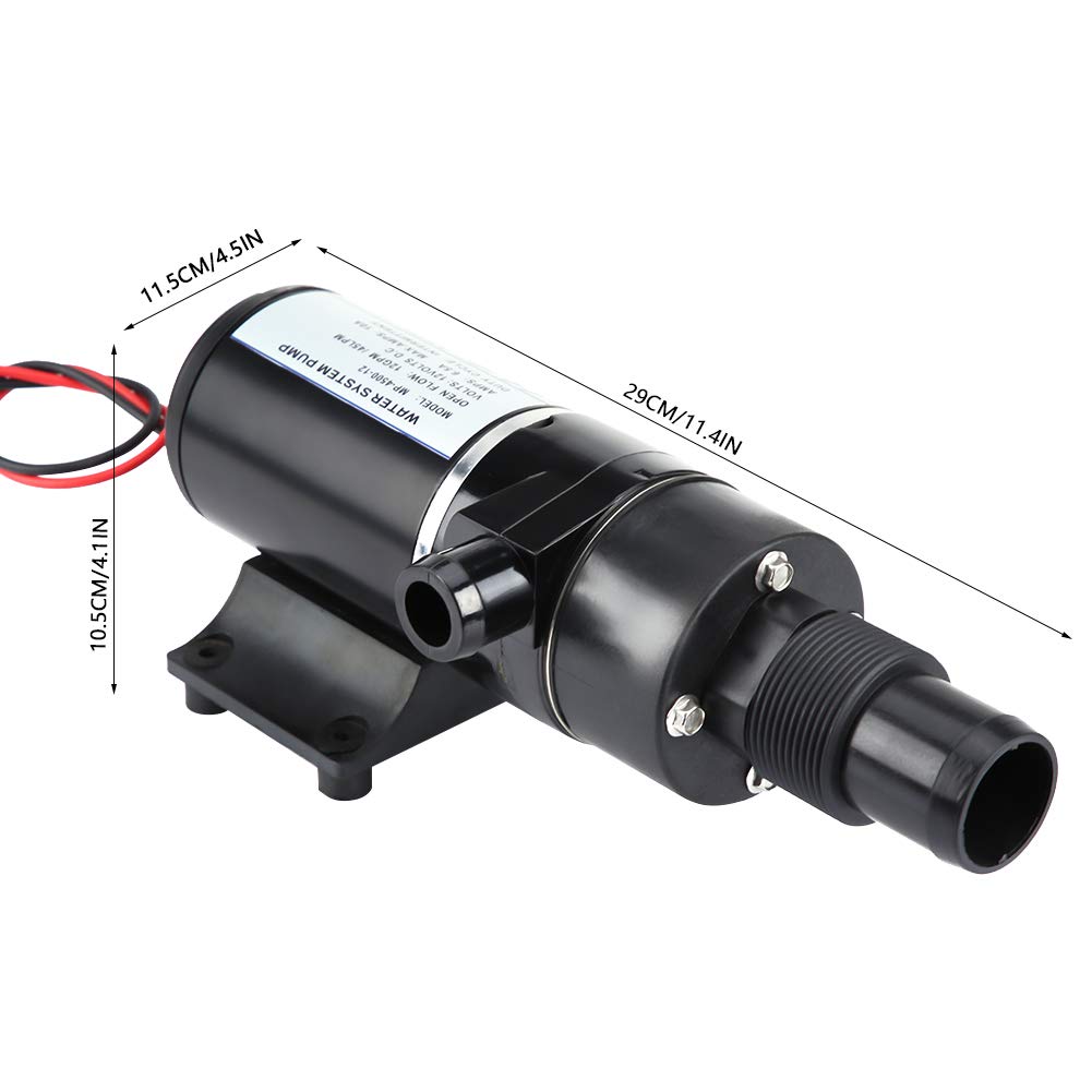 Zerhackerpumpe 12V Vollständig Geschlossene Magnetische Wasserpumpe Edelstahlwelle