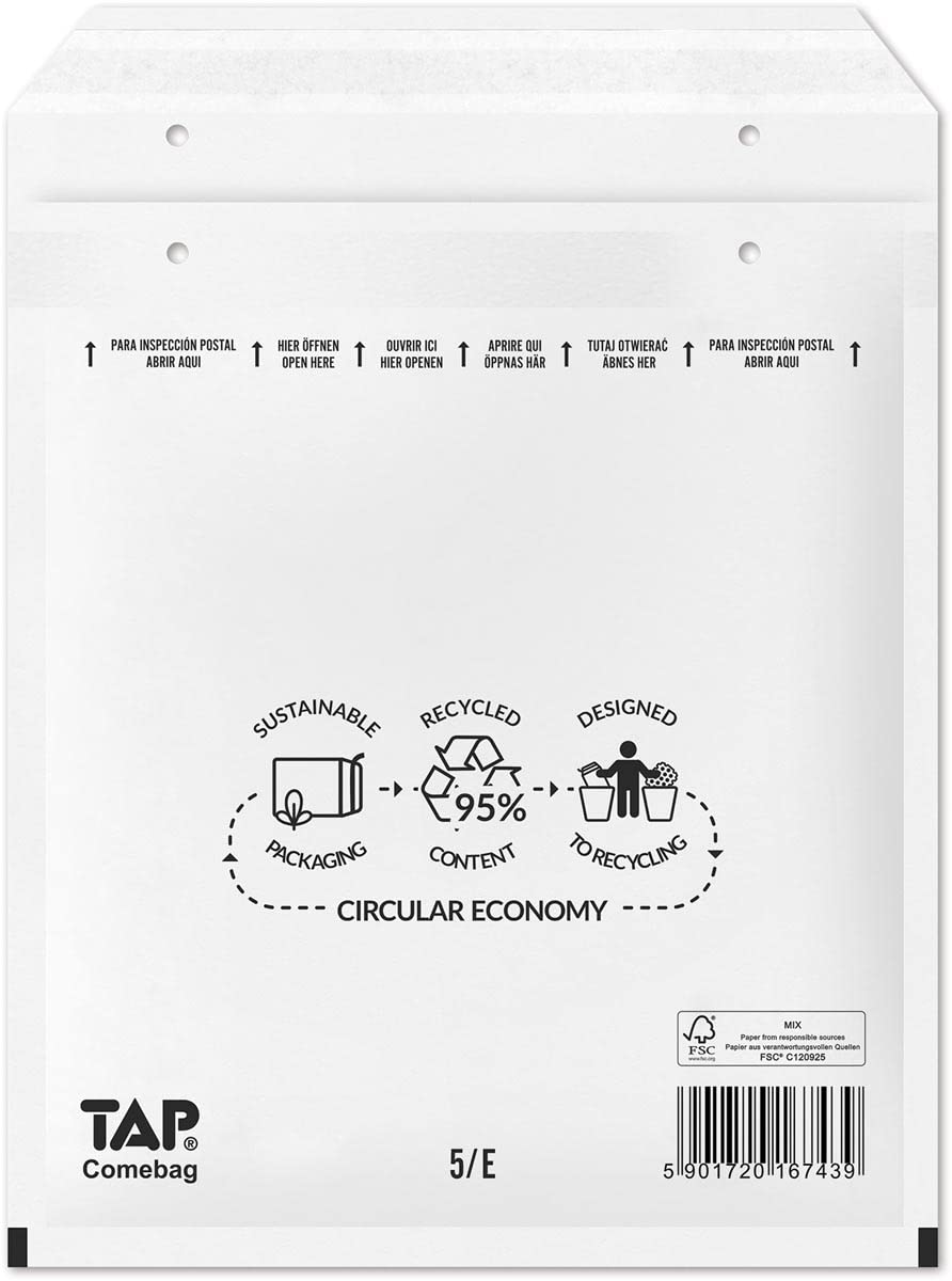100 Sobres burbujas acolchados del nº 5 / 15 240x275+50 lote pack envíos postal protección correos