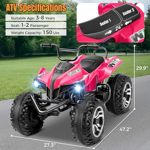 Hikole Kids ATV 4 Wheelers for Ages 4 - Additional View