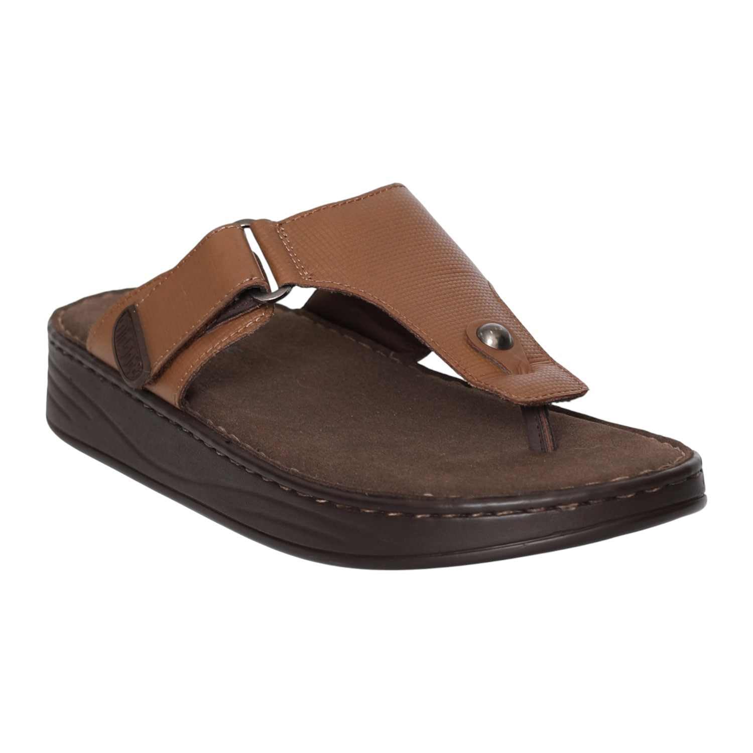 Men’s Brown Comfort Buckle Sandal-picture-15